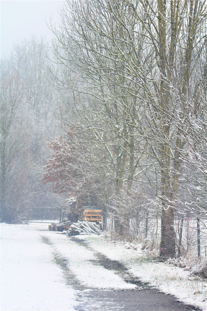 Winterwege übers Land