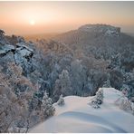 Winterwelt am Papststein...