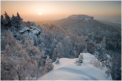 Winterwelt am Papststein...