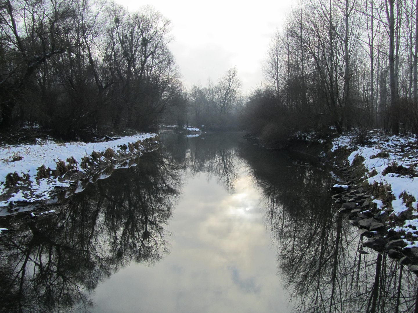 winterwelt am rhein