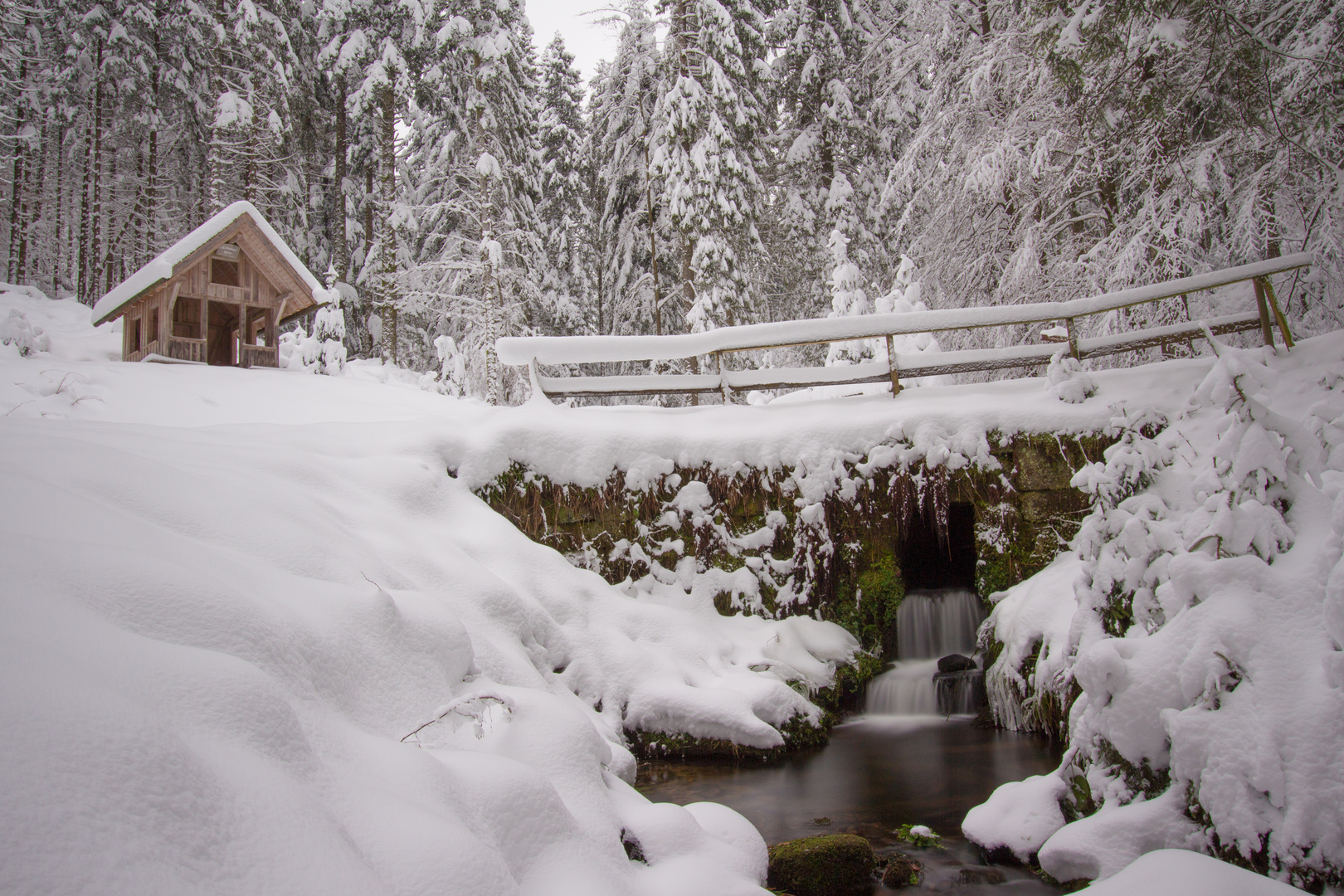 Winterwelt an der Kohlplatzhütte Obertal ...