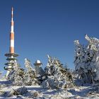 Winterwetter auf dem Brocken