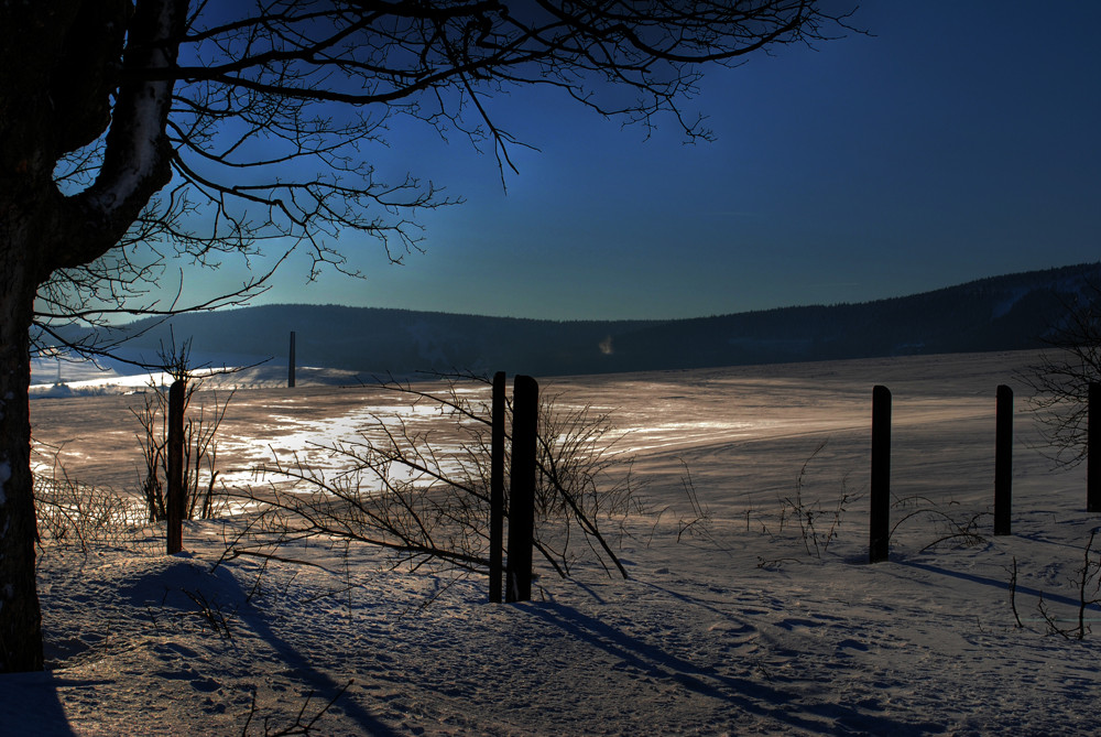 Winterwiese in Oberwiesenthal