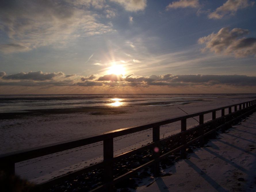 Winterwolken auf Amrum