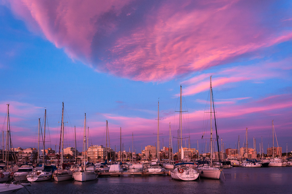 Winterwolken auf Mallorca