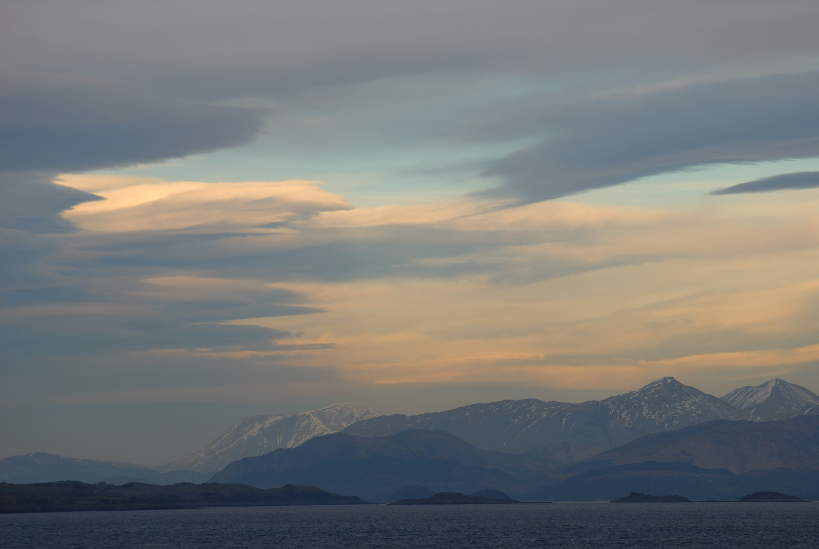 Winterwolken über Ben Nevis