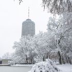 Winterwonderland am Hotelturm