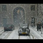 winterwonderland, in a black cab