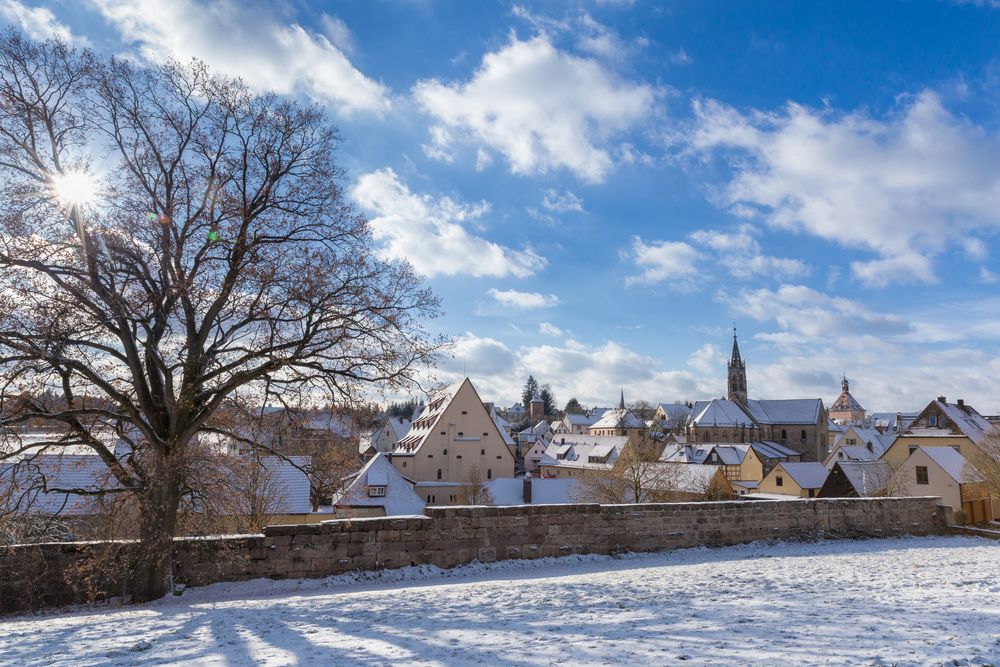 Winterwonderland in Heilsbronn