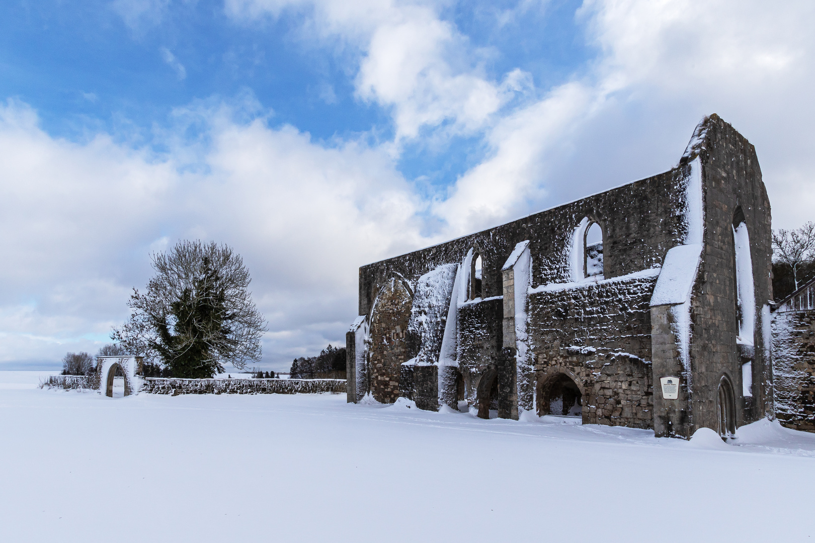 Winterwunderland - die Klosterruine