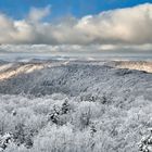 Winterwunderland Pfalz am 9.01.2021, die Wolken rissen zum perfekten Zeitraum auf... :-))