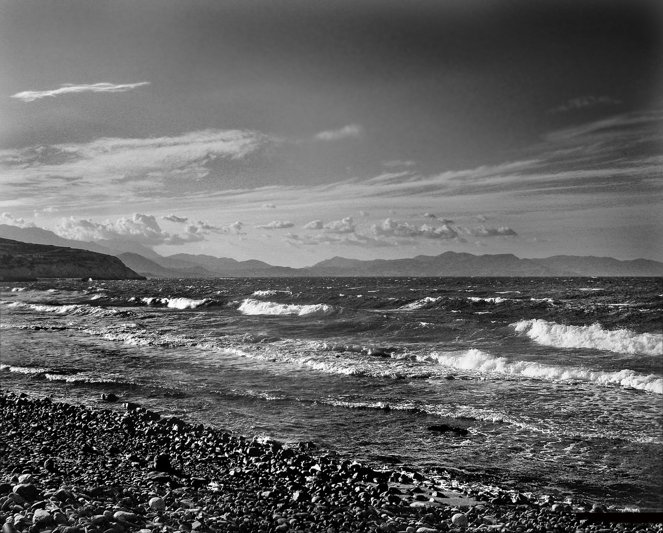 Wintery sea