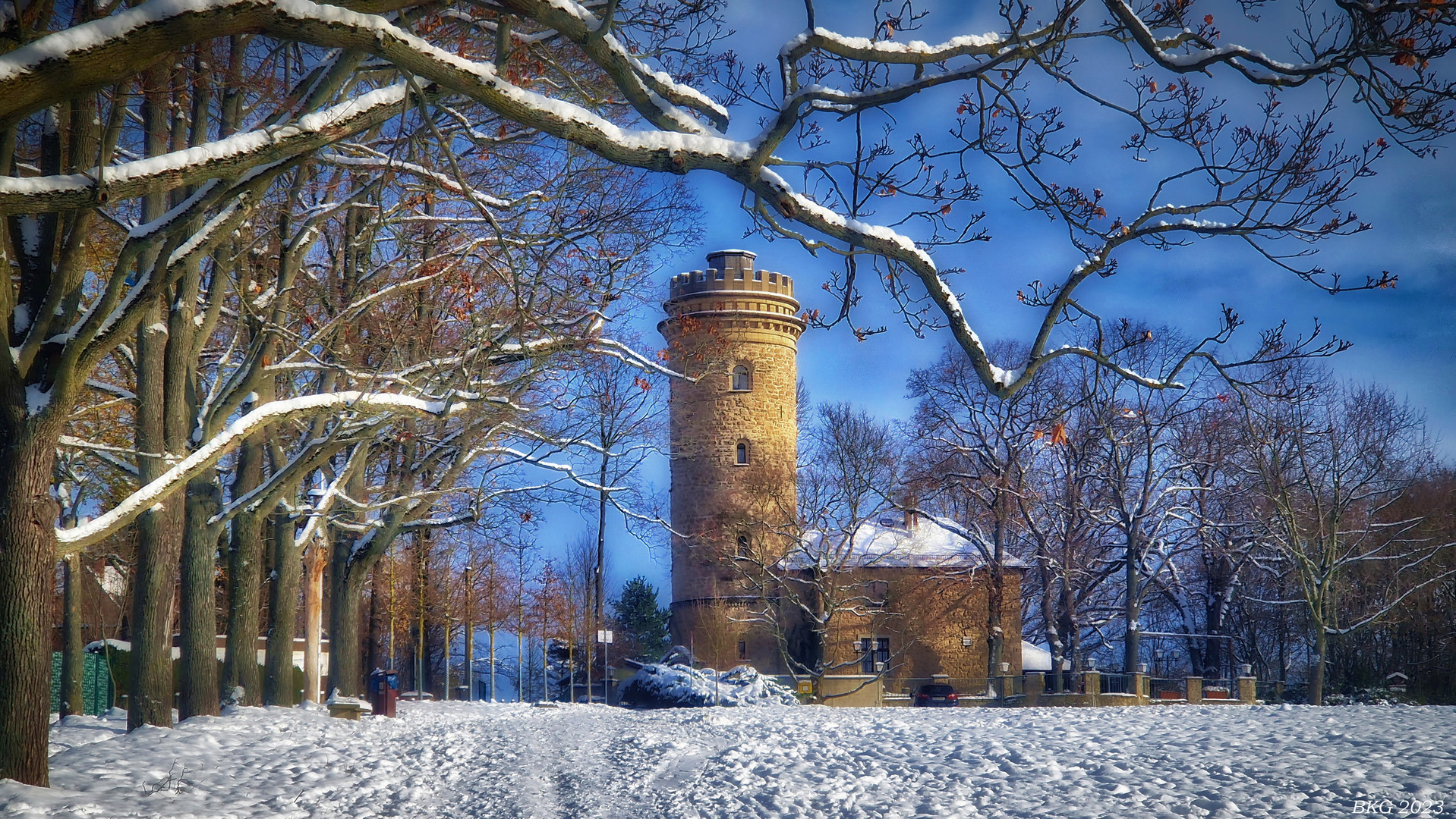 Winterzauber am Ferberturm Gera 