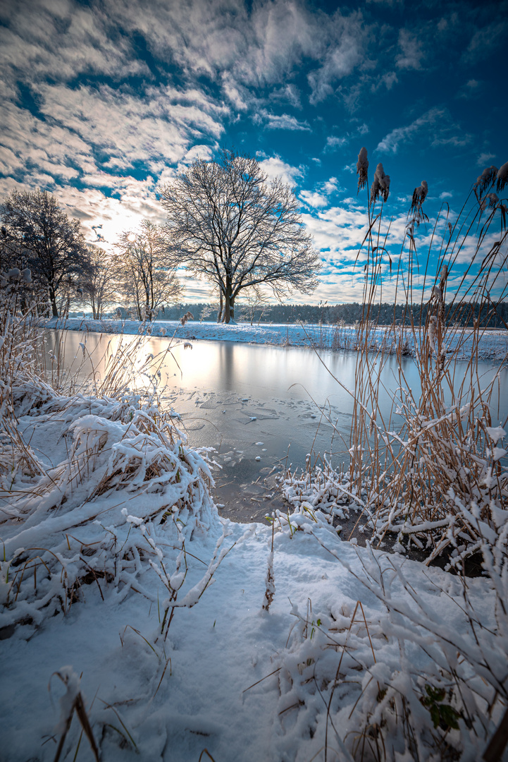 Winterzauber am Kanal