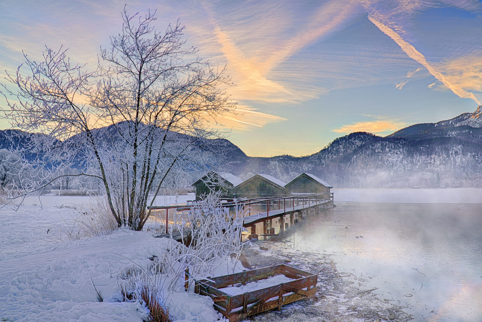 Winterzauber am Kochelsee