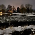 Winterzauber am Wasserfall