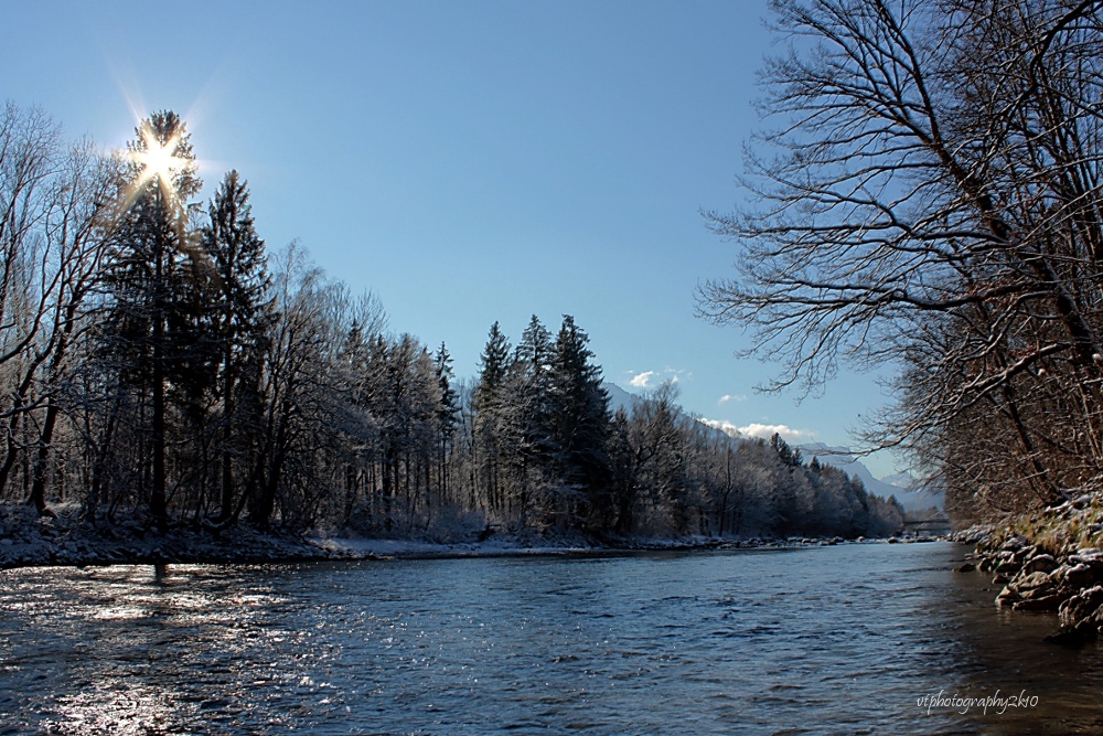 Winterzauber an der Saalach