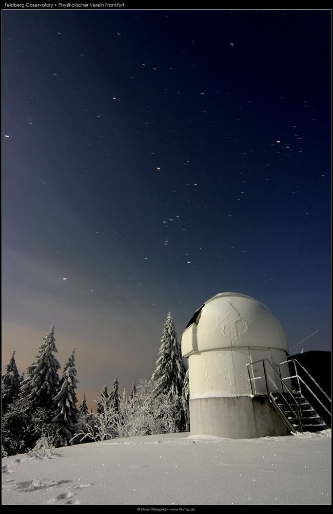 Winterzauber an der Sternwarte