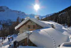 Winterzauber auf der Lyfialm, Vinschgau/Martelltal