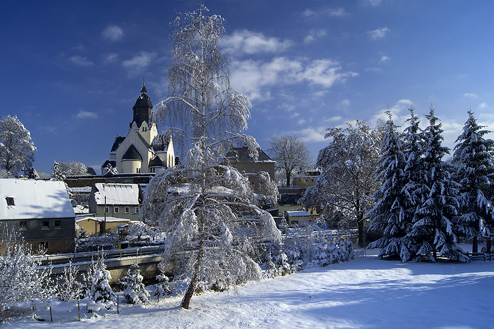 Winterzauber im Erzgebirge