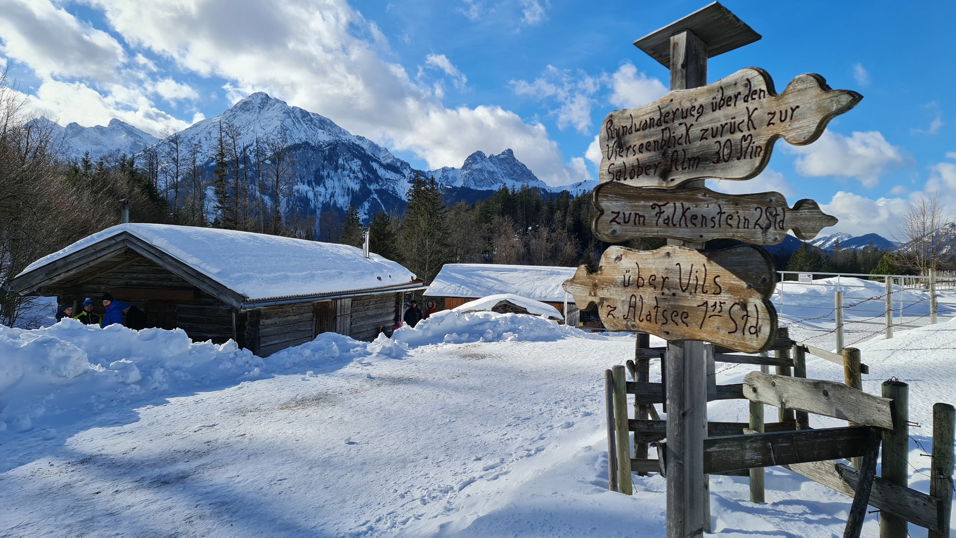 Winterzauber in den Alpen