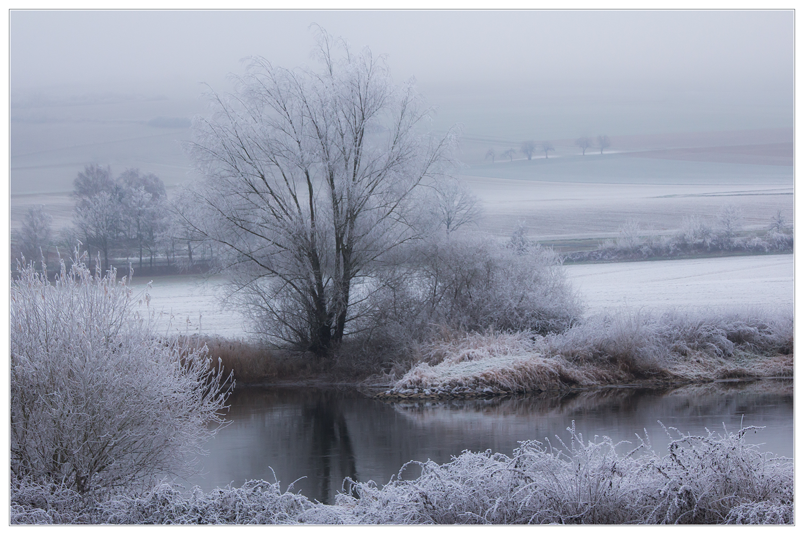 Winterzauber... - ...oder: Ansichtskarte "Winter in der Rühler Schweiz"