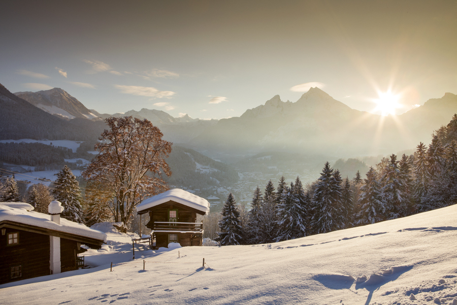 Winterzauber über Berchtesgaden