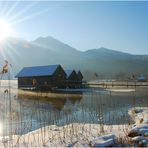 winterzeit am see