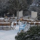 Winterzeit im Biergarten Schloss Gartrop