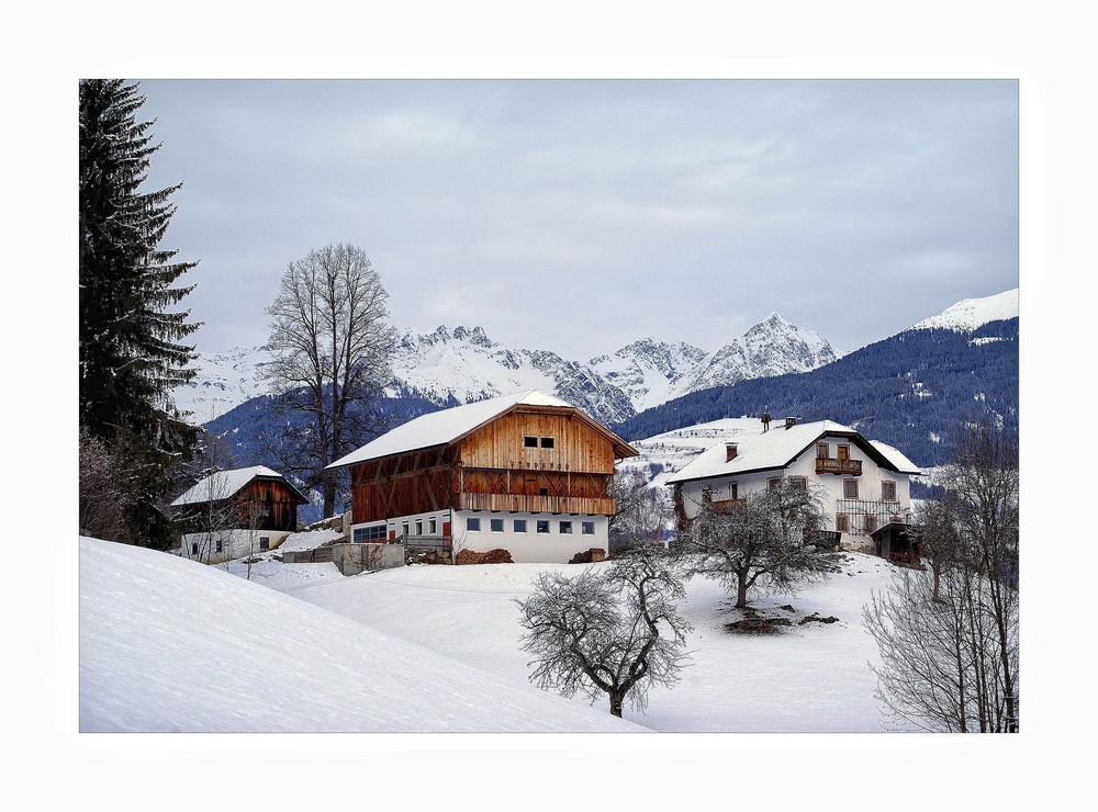 Winterzeit in den Alpen