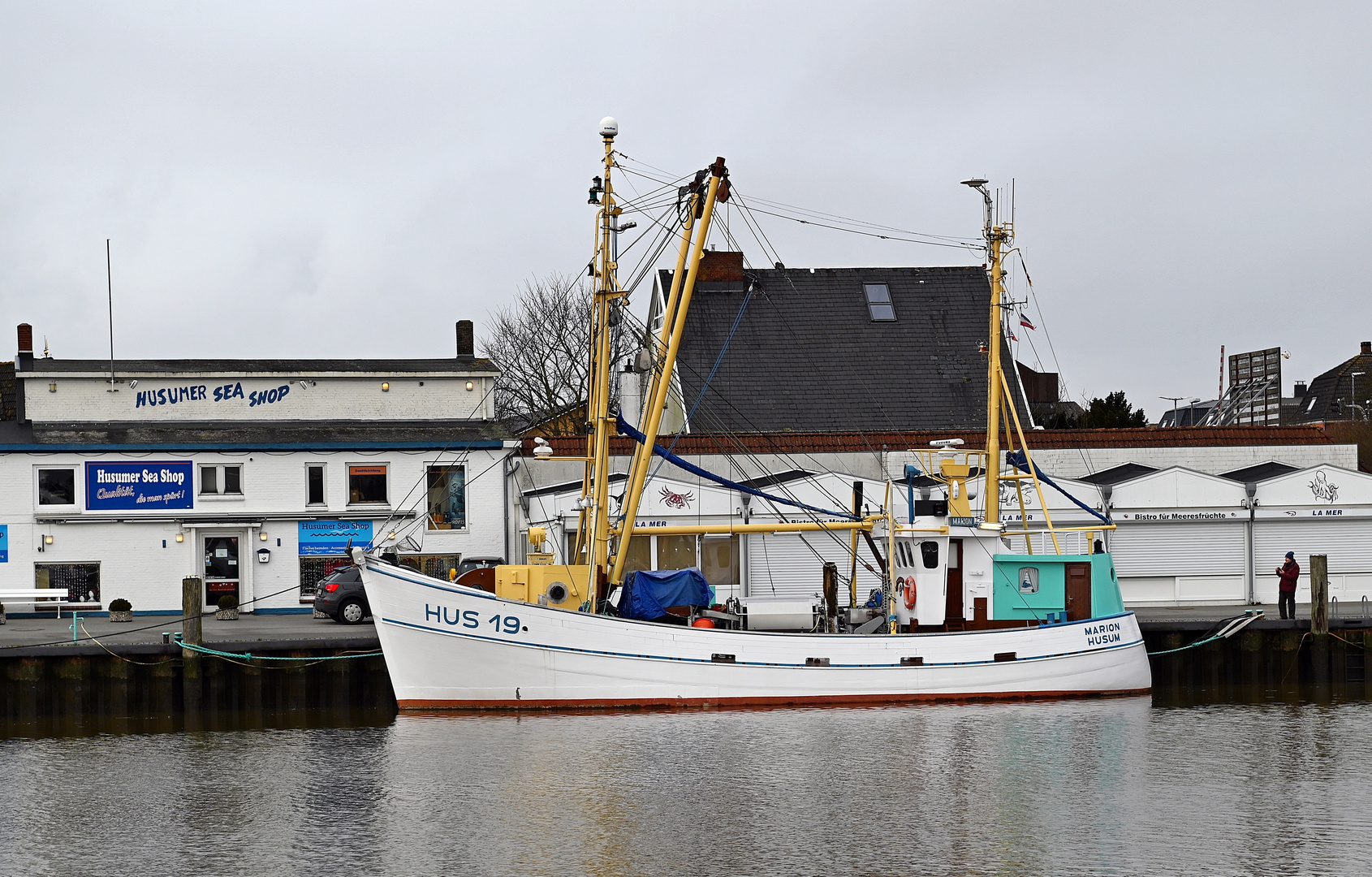 Winterzeit in Husums Außenhafen