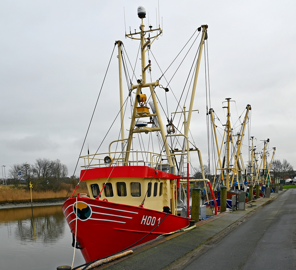 Winterzeit in Husums Außenhafen