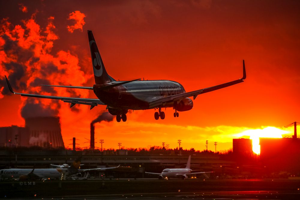 Wintry Airport Romance