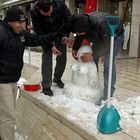 Wir bauen eine Schneefrau (2)