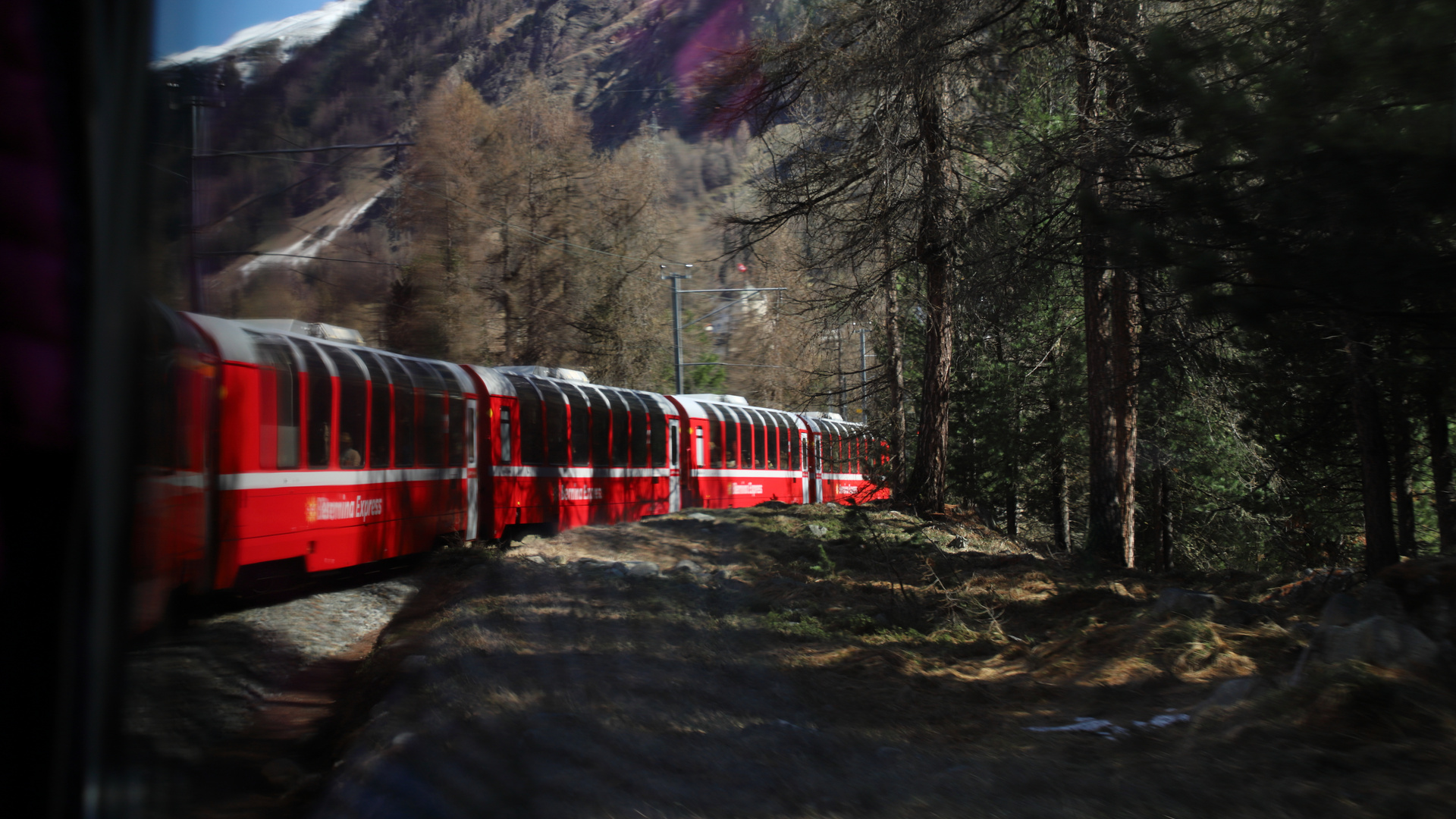 Wir befinden uns nun auf der Berninalinie