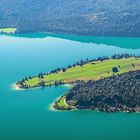 Wir blicken auf den Walchensee