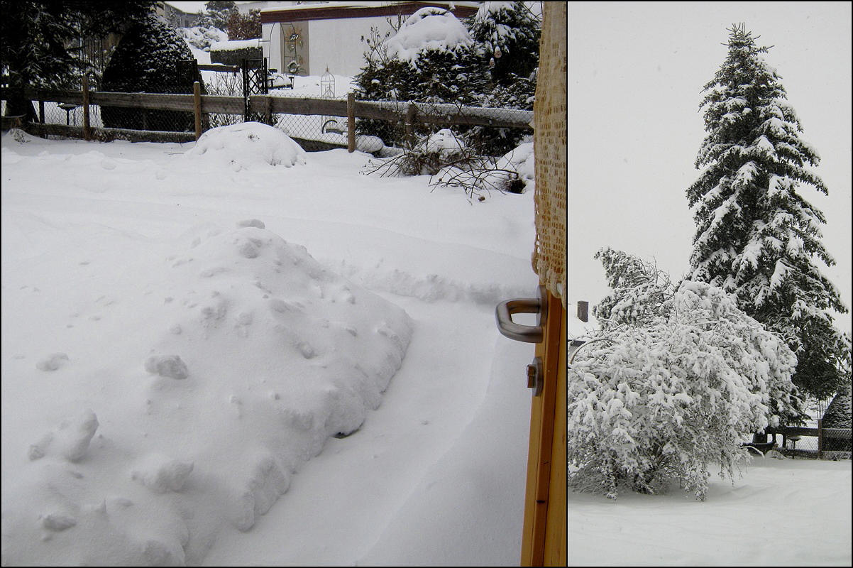 Wir ertrinken im Schnee