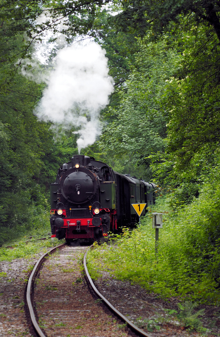 Wir haben heute die Hespertalbahn in Essen besucht ...