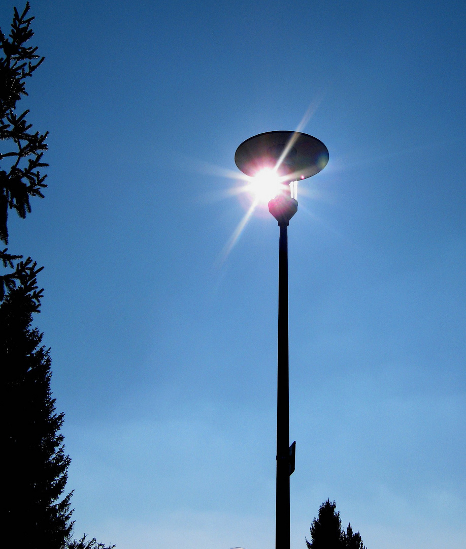 Wir haben jetzt Solarlampen...