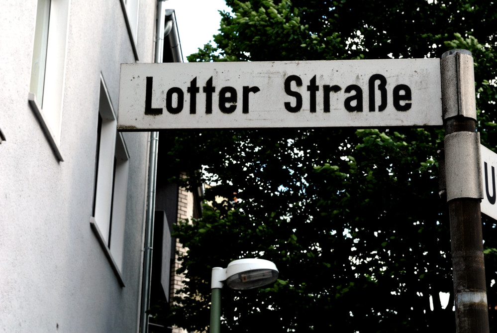 Wir haben nicht nur die 'Lotter Straße'...