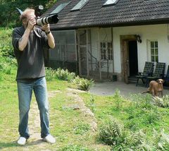 Wir hatten einen schönen Fotonachmittag//////Papa beim Versuch Araflugbilder zu schiessen