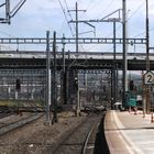 Wir nähern uns jetzt Zürich Hbf,das Vorfeld des Hbf`s is schon erkennbar