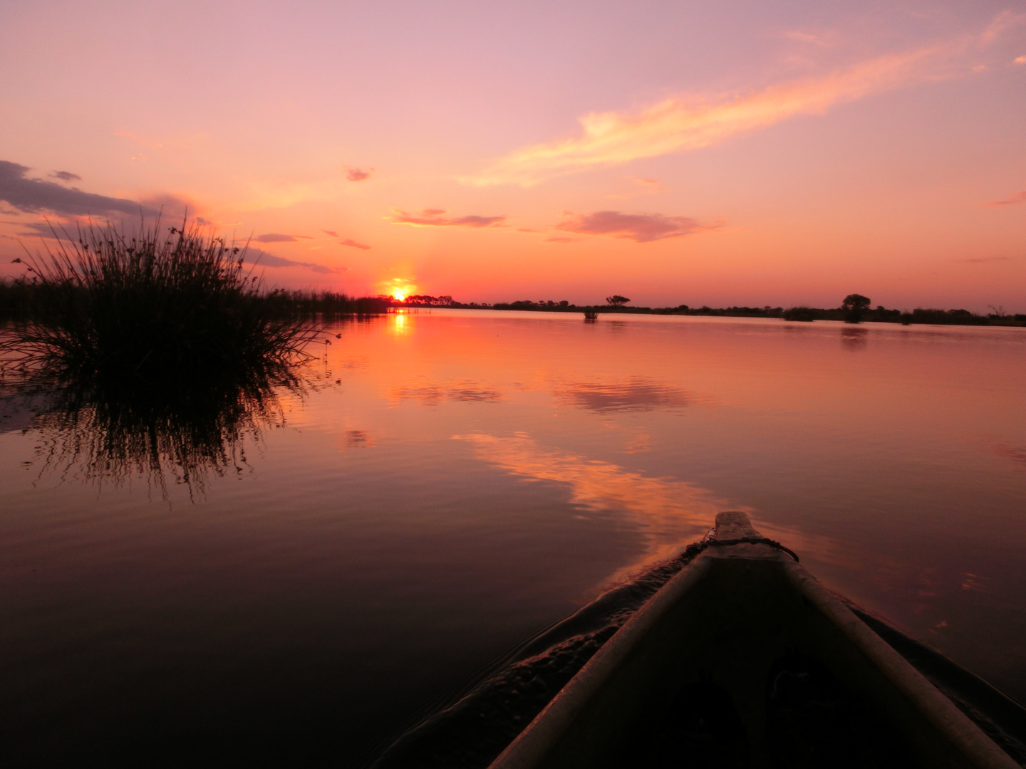 Wir nehmen Kurs Richtung Sonnenuntergang...