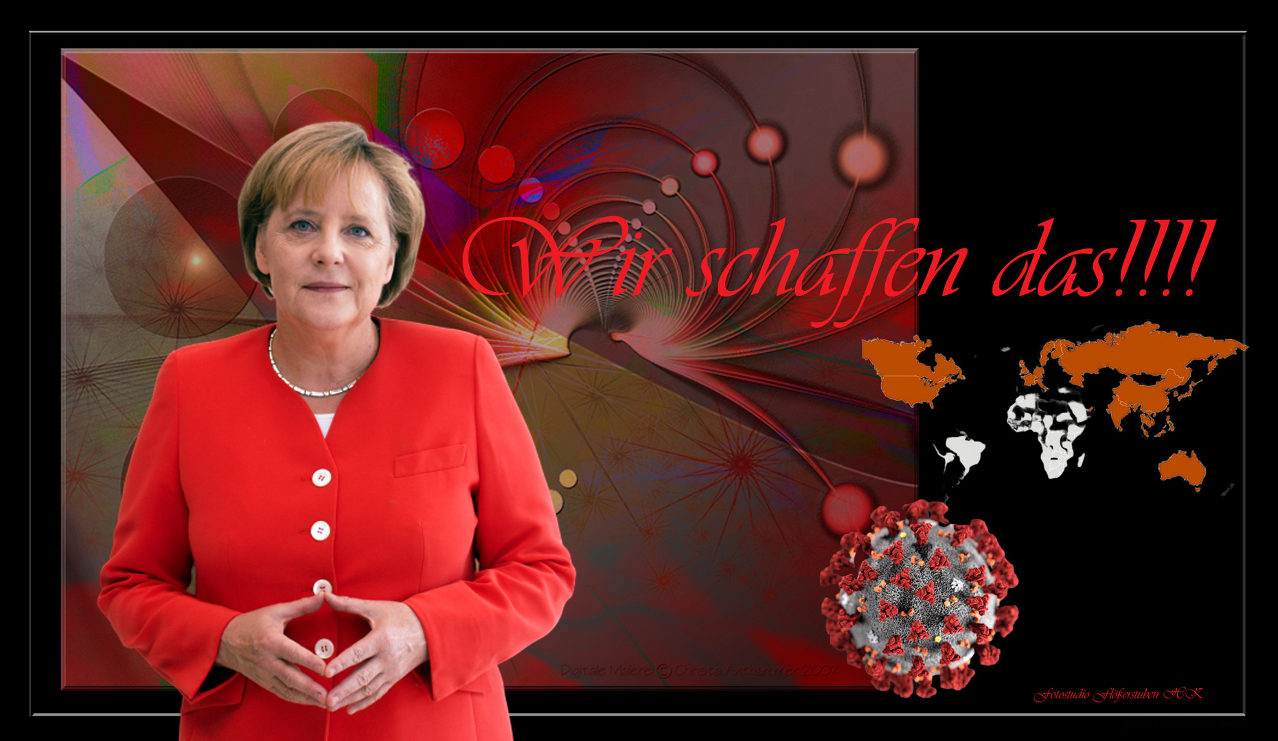 Wir schaffen das Foto &amp; Bild fotomontagen, fotomontage, sprüche