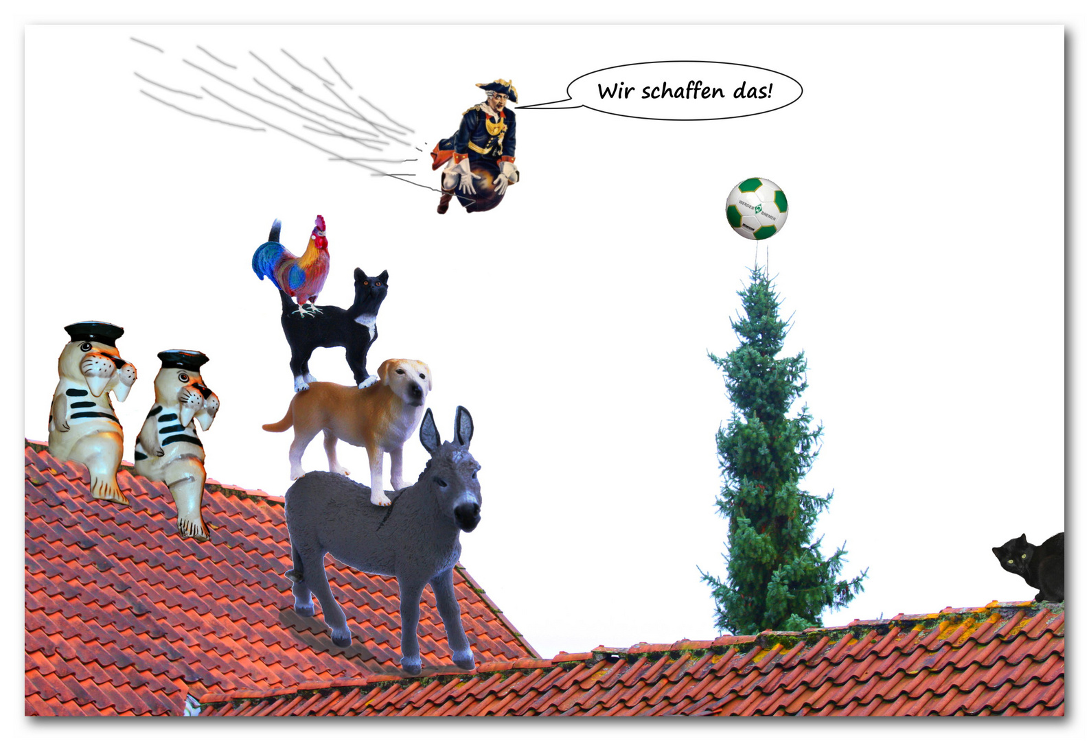 Wir schaffen das! Foto &amp; Bild fußball, märchen, bremen Bilder auf