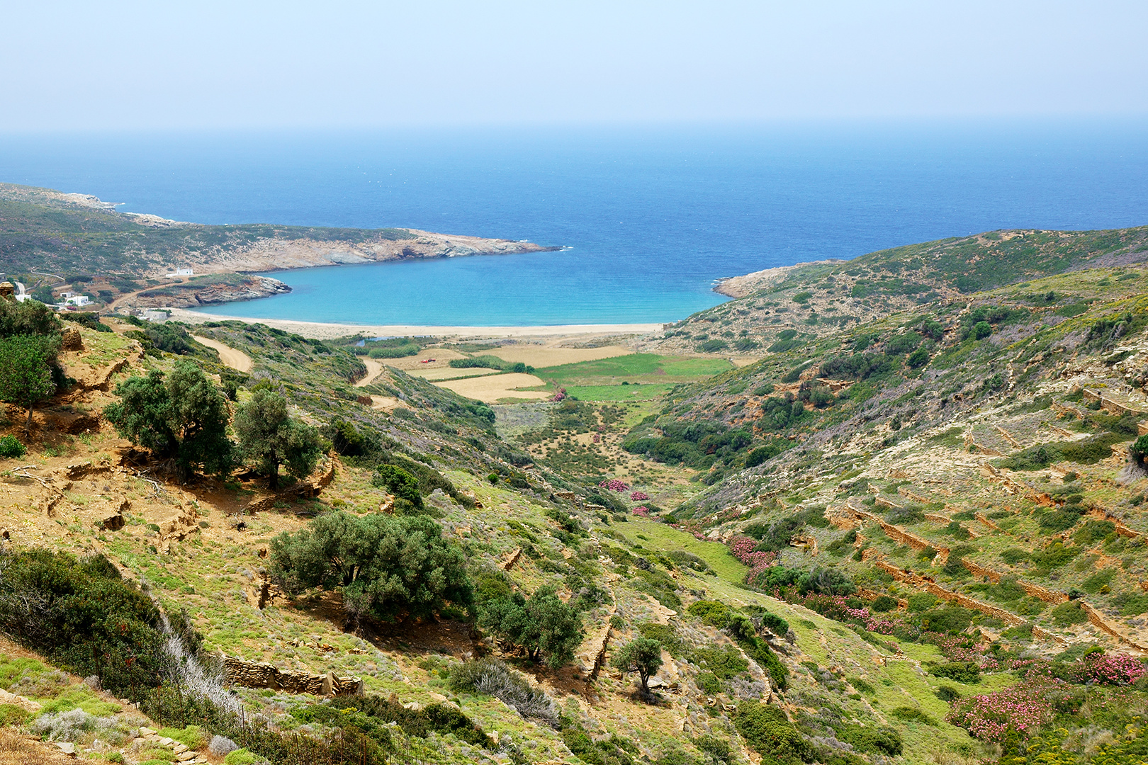 wir sind wieder unterwegs auf der Insel Andros