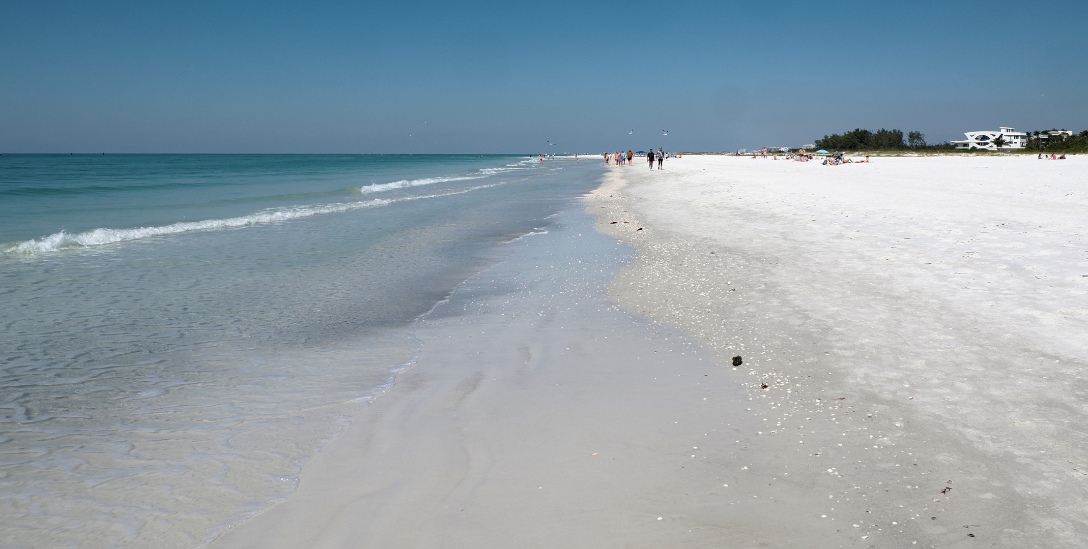 Wir waren auch am Strand ….