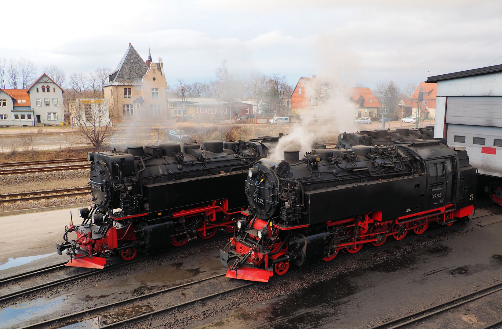 Wir waren direkt gegenüber im Hotel … in Wernigerode… 