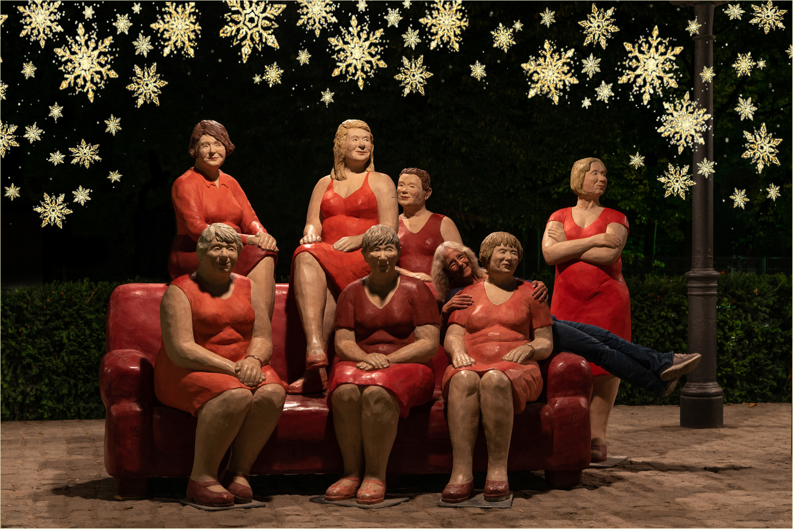 Wir warten auf`s Christkind Foto & Bild weihnachten, park, outdoor Bilder auf