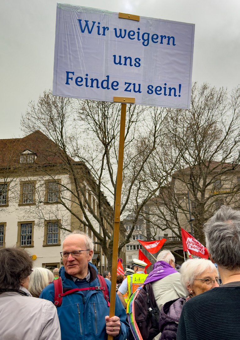 Wir weigern uns Feinde zu sein